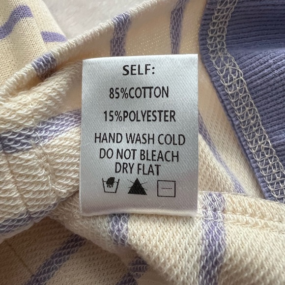 White Birch Black Label Springtime Stripes Weekender V-Neck Pullover, NWT, M - Picture 7 of 16